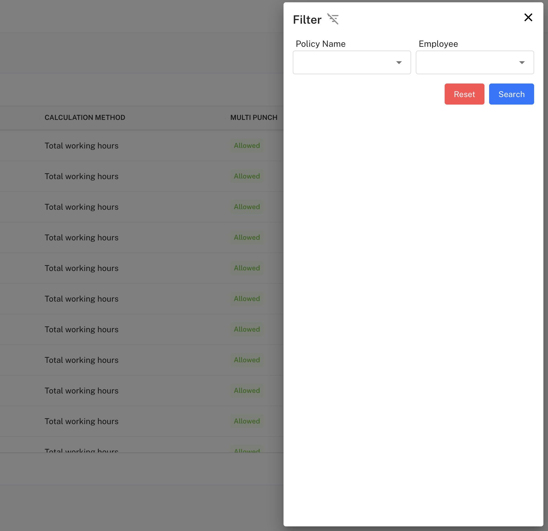 Policy Details Modal